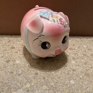 🐷Pink Ceramic Piggy Bank